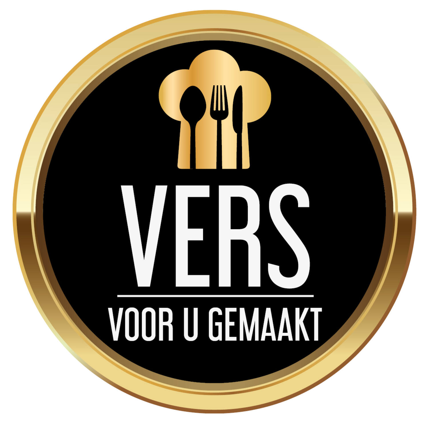 STICKERS 'VERS VOOR U GEMAAKT' 50mm  500st/rol